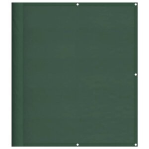 vidaXL Écran de balcon vert foncé 120x700 cm 100  polyester oxford