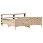 vidaXL Cadre de lit sans matelas 180x200 cm bois massif de pin