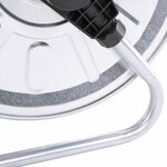 vidaXL Enrouleur de tuyau mural pour tuyau de 50 m 1/2" acier