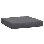 vidaXL Coussins de palette lot de 3 anthracite mélangé tissu