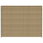 vidaXL Boîte de rangement de jardin mélange beige 984L résine tressée