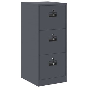 vidaXL Cabinet de Dossier avec tiroir Anthracite 44 x 50 x 106.5 cm