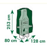 Nature Housse de protection pour barbecue de maçonnerie 253x128x80 cm