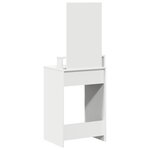 vidaXL Coiffeuse avec tiroir Blanc 50 x 41 x 140 cm Bois d'ingénierie