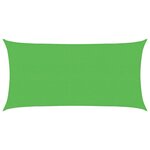 vidaXL Voile d'ombrage 160 g/m² Vert clair 3x6 m PEHD