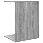 vidaXL Table d'appoint Gris Sonoma 45 x 40 x 62 5 cm Bois d'ingénierie