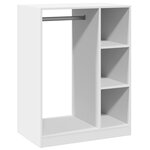 vidaXL Garde-robe blanc 77x48x102 cm bois d'ingénierie