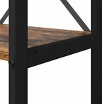 vidaXL Étagère Bois ancien 80 x 30 x 120 cm Bois d'ingénierie