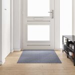 vidaXL Tapis Couloir Gris clair 100 x 200 cm tissu