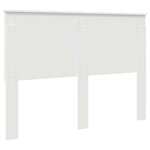 vidaXL Tête de lit Blanc 150 cm Bois d'ingénierie