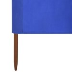 vidaXL Paravent 3 panneaux Tissu 400 x 120 cm Bleu azuré