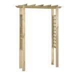 vidaXL Arche pour rosiers 150 x 60 x 204 cm bois imprégné