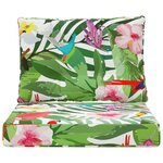 vidaXL Coussin de canapé d'extérieur 2 Pièces coloré Polyester