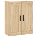 vidaXL Armoire murale chêne sonoma 69 5x34x90 cm bois d'ingénierie