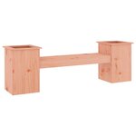 vidaXL Banc avec jardinières 184 5x39 5x56 5cm bois massif de douglas