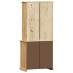 vidaXL Buffet haut VIGO 78x40x175 cm bois massif de pin