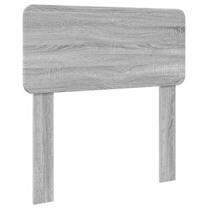 vidaXL Tête de lit Gris Sonoma 90 cm Bois d'ingénierie