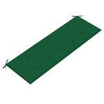 vidaXL Banc de jardin 3 places avec coussin 150 cm Bois d'eucalyptus