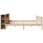 vidaXL Lit bibliothèque sans matelas 180x200 cm bois massif de pin
