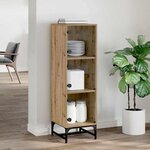 vidaXL Haut Armoire chêne artisanal 35 x 37 x 117 cm Bois d'ingénierie