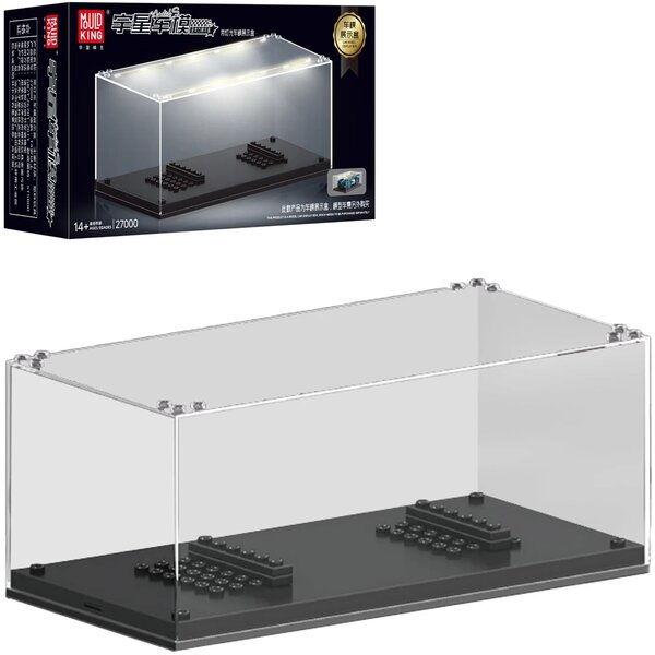 Mould King 27000 - Mini vitrine de voiture avec éclairage LED
