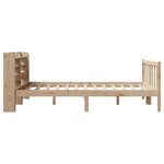 vidaXL Cadre de lit sans matelas 160x200 cm bois massif de pin