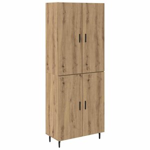 vidaXL Haut Armoire Chêne artisanal 69 5 x 34 x 180 cm