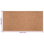 vidaXL Rouleau de liège 100x200 cm 8 mm