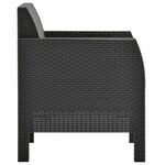 Salon de jardin meuble d'extérieur ensemble de mobilier 3 pièces avec coussins pp rotin anthracite 02_0015989
