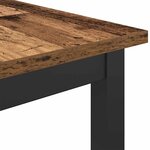 vidaXL table Bois ancien 100 x 40 x 100 5 cm