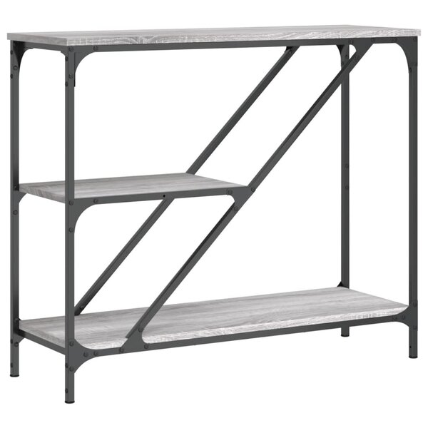 vidaXL Table console sonoma gris 88 5x30x75 cm bois d'ingénierie