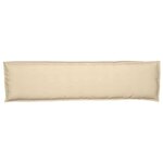 vidaXL Coussin de palette pour banc beige 150 x 40 x 8 cm  en tissu Oxford.