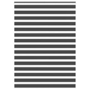 vidaXL Store zèbre noir 160x230 cm largeur du tissu 155 9 cm polyester