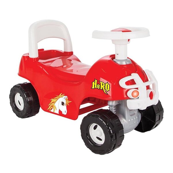 Pilsan 07-812 - Trotteur pour enfant Hero ATV Rouge