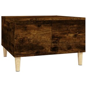 vidaXL Table basse chêne fumé 55x55x36 5 cm bois d'ingénierie