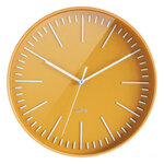 Horloge Tendancia à Quartz, diamètre 30 cm - Jaune