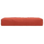 vidaXL Coussin de palette rouge mélangé 60x60x9 5 cm tissu
