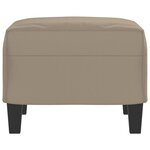 vidaXL Repose-pied Taupe 60x50x41 cm Tissu microfibre