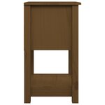 vidaXL Table de chevet Marron miel 40x35x61 5 cm Bois de pin solide
