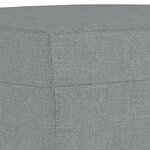vidaXL Ensemble de canapés 3 Pièces coussins gris clair tissu