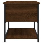 vidaXL Banc de rangement chêne marron 70x42 5x47 cm bois d'ingénierie