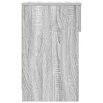 vidaXL Tables de chevet avec tiroir 2 Pièces sonoma gris 20x36x60 cm