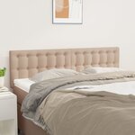 vidaXL Têtes de lit 2 Pièces Cappuccino 72x5x78/88 cm Similicuir