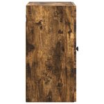 vidaXL Armoire Murale 59 x 31 x 60 cm Bois d'ingénierie Chêne fumé