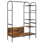 vidaXL Porte-vêtements Marron 120 x 44 x 160 cm Bois d'ingénierie