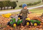 Rolly Toys 023110 - rollyKid John Deere pell Lader avec remorque