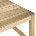 vidaXL Salon de jardin 2 Pièces Bois de pin imprégné de vert