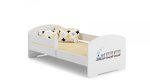 Lit enfant LUK BAR 160x80 train avec matelas