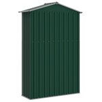 vidaXL Abri de jardin Vert 116x45x175 cm Acier galvanisé