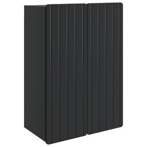 vidaXL Armoire Murale Noir 66 x 34 5 x 92 cm Bois d'ingénierie